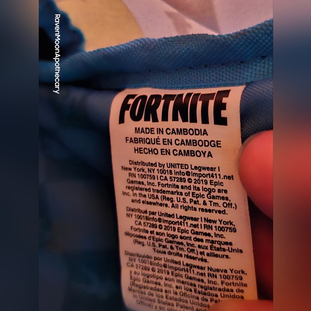 Fortnite Kids Multi-Color Patchwork Backpack - Picture 5 of 7